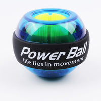 Rainbow LED Muscle Power Ball Wrist Ball Trainer Relax Gyroscope PowerBall Gyro Arm Exerciser Strengthener Fitness Equipments