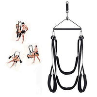 Adult Indoor Swing Set Indoor Swing with Adjustable Soft Straps Holds up to 800 lbs swing and tripod bracket +spring + nut plug