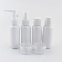 7pc/set  10pc/set  Portable Travel Cosmetic Bottle Kit Personal Care Makeup Container Bottles By Plane Spray Lotion Cream Pump