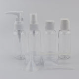 7pc/set  10pc/set  Portable Travel Cosmetic Bottle Kit Personal Care Makeup Container Bottles By Plane Spray Lotion Cream Pump