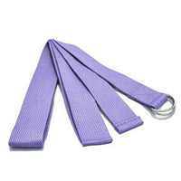 Yoga Women Stretch Strap D-Ring Belt Fitness New Multi-Colors Exercise Gym Rope Figure Waist Leg Resistance Fitness Bands Cotton