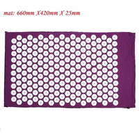 Massager Cushion Massage Yoga Mat Acupressure Relieve Stress Back Body Pain Spike Mat Acupuncture Massage Yoga Mat with Pillow